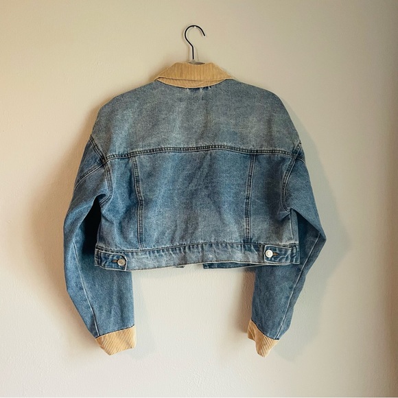 Denim Jacket and Corduroy Skirt Set - Picture 5 of 5
